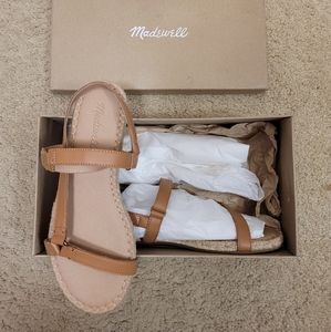 NEW Madewell Velcro Espadrille Sandal, sz7